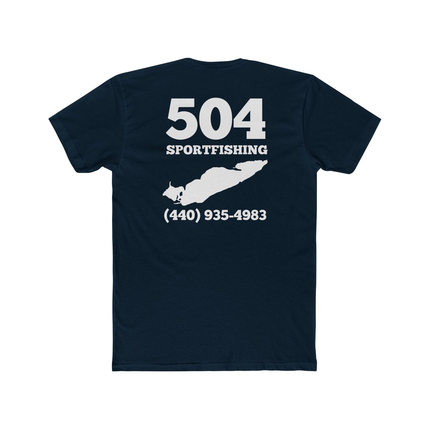 504 Sportfishing Blue Lake Erie Crew Tee