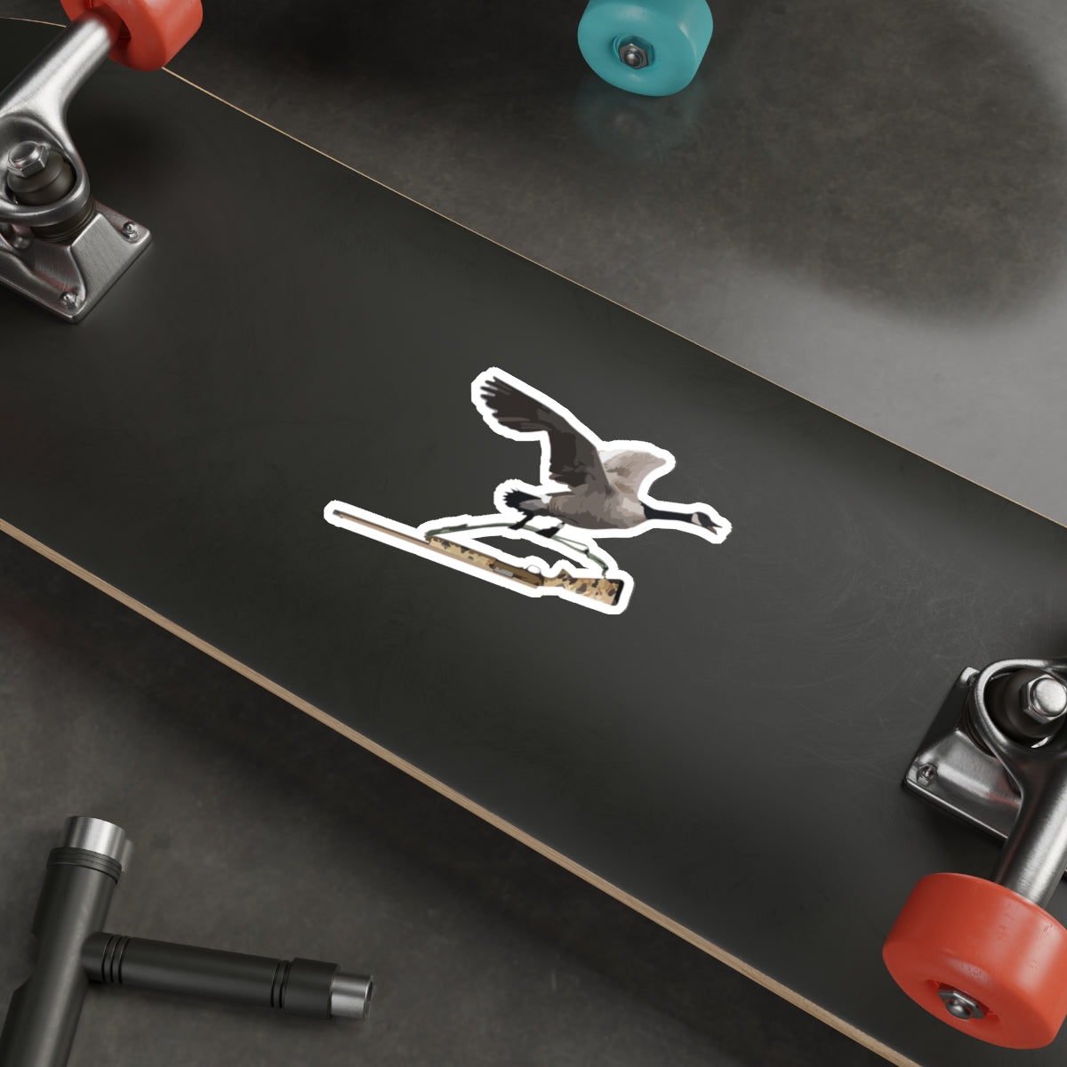 Goose Gun Sticker