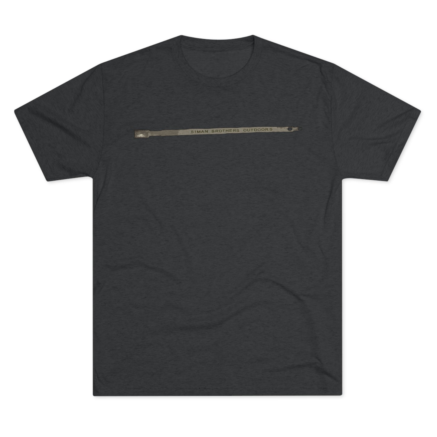 Metal Deer Tag Tri-Blend Crew Tee