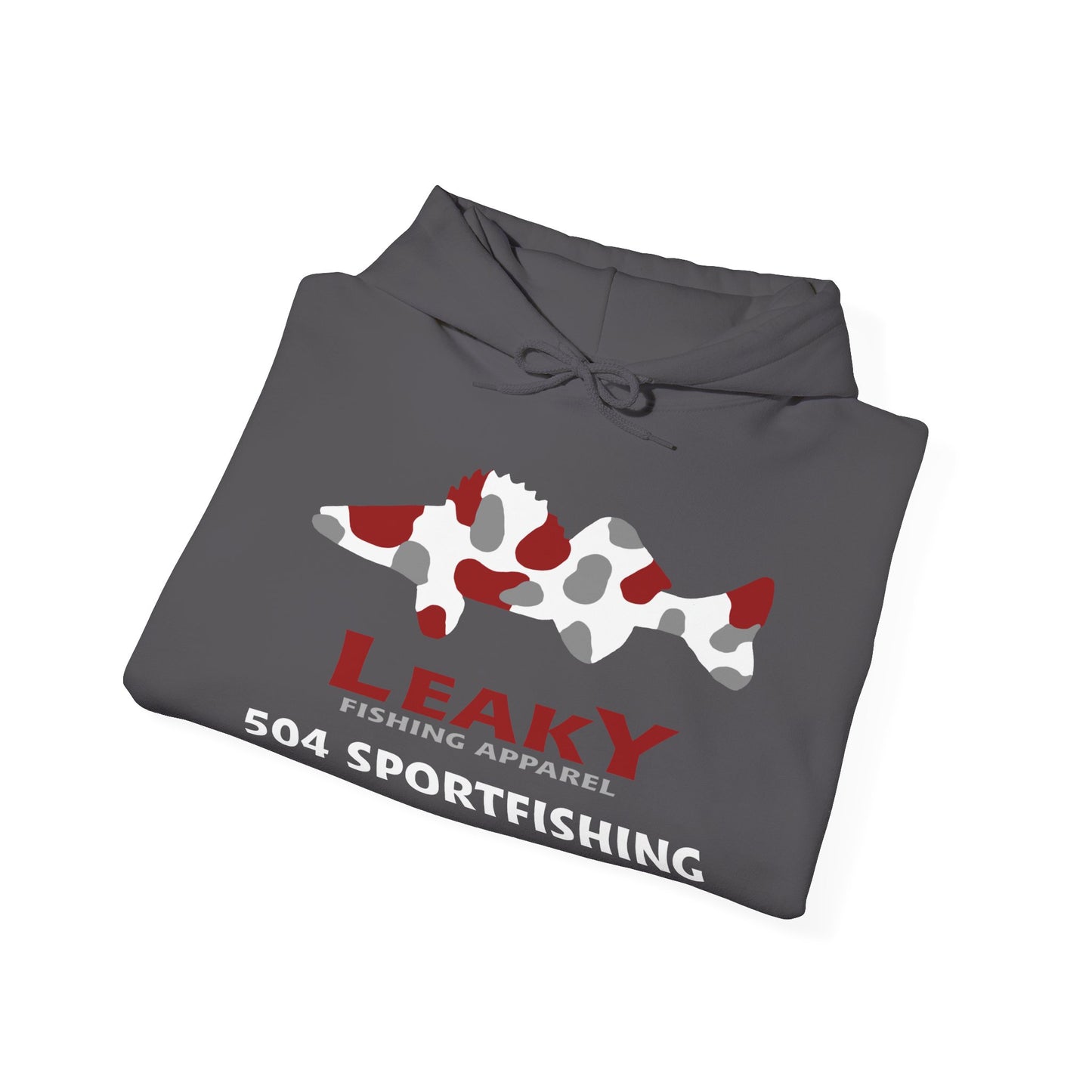 504 Sportfishing Red Walleye Hooded Sweatshirt