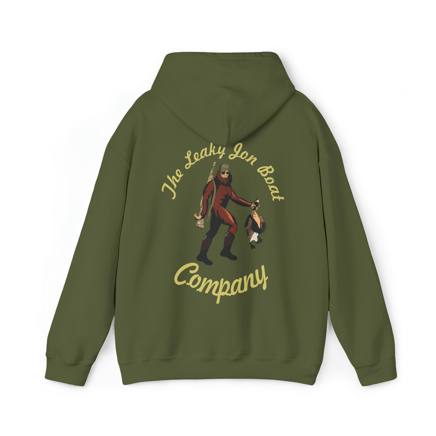 Sasquatch Geese Canadian Bigfoot Goose Hunting Hoodie 