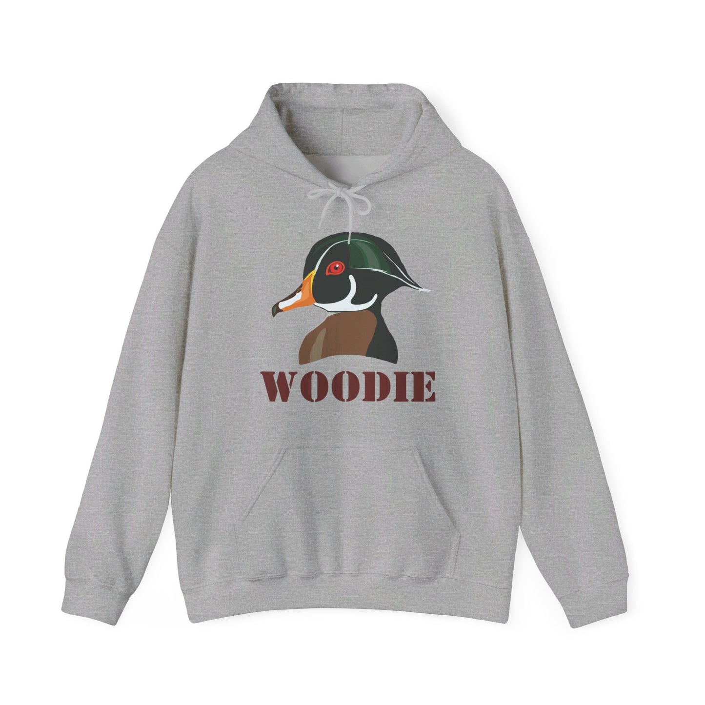 Woodie Hoodie sweatshirt hunting wood duck drake diuck camp mens 