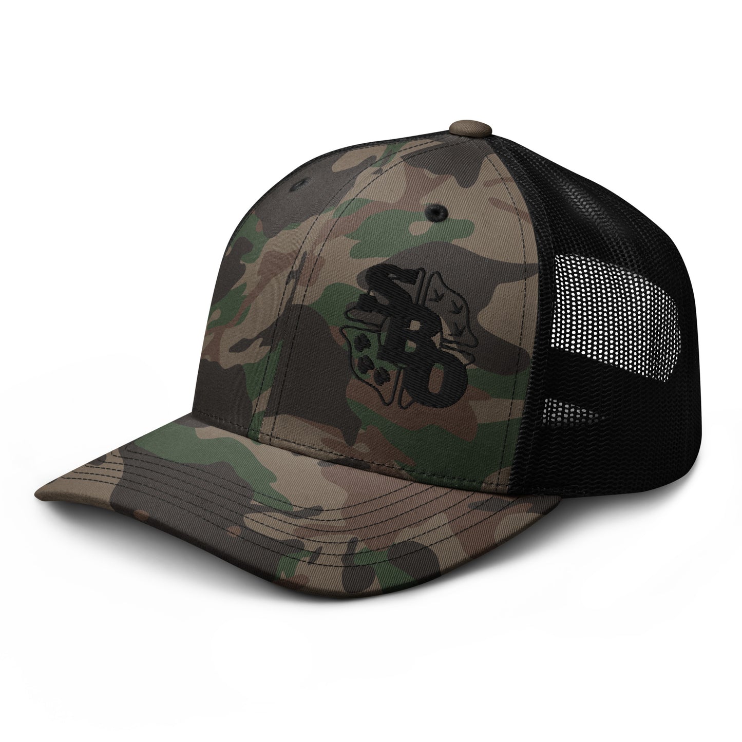 Camo Siman Brothers Outdoors Trucker Cap