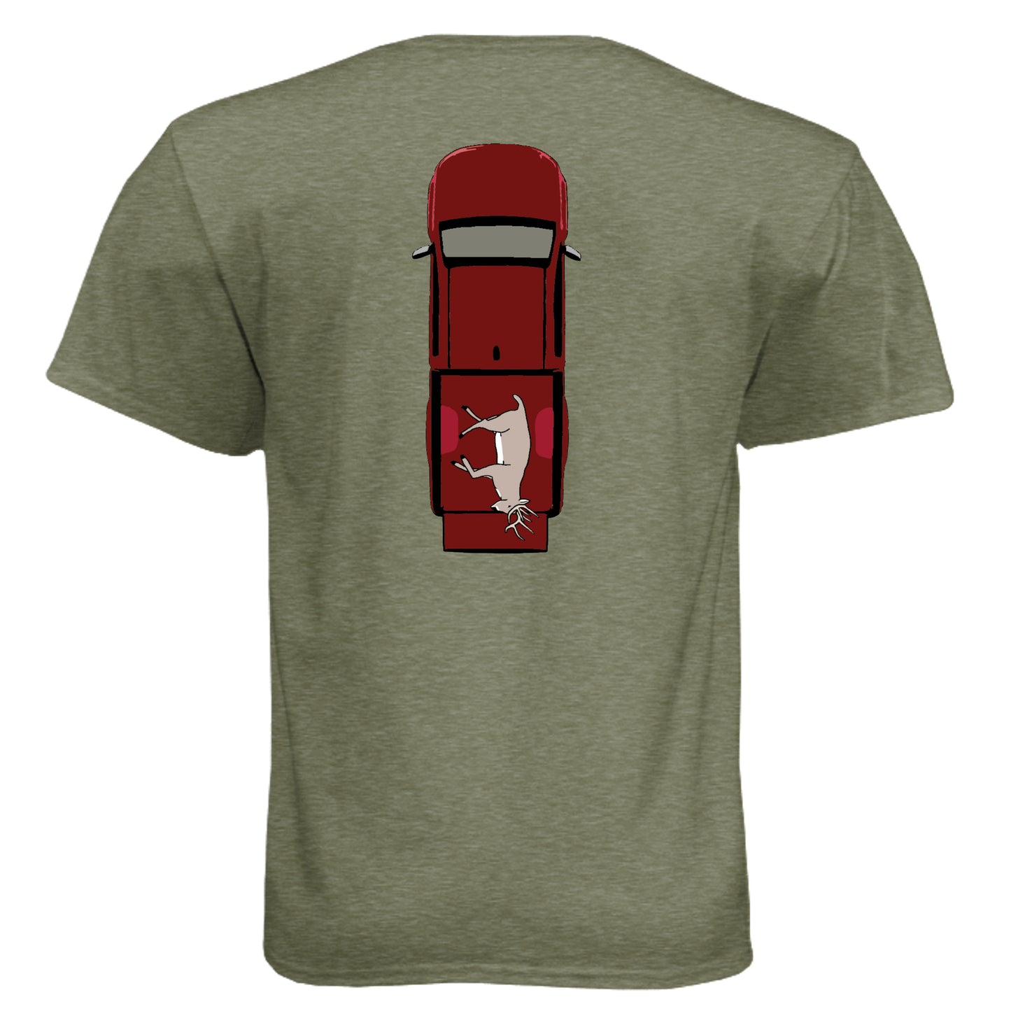 MILITARY GREEN - 6010 - BACK