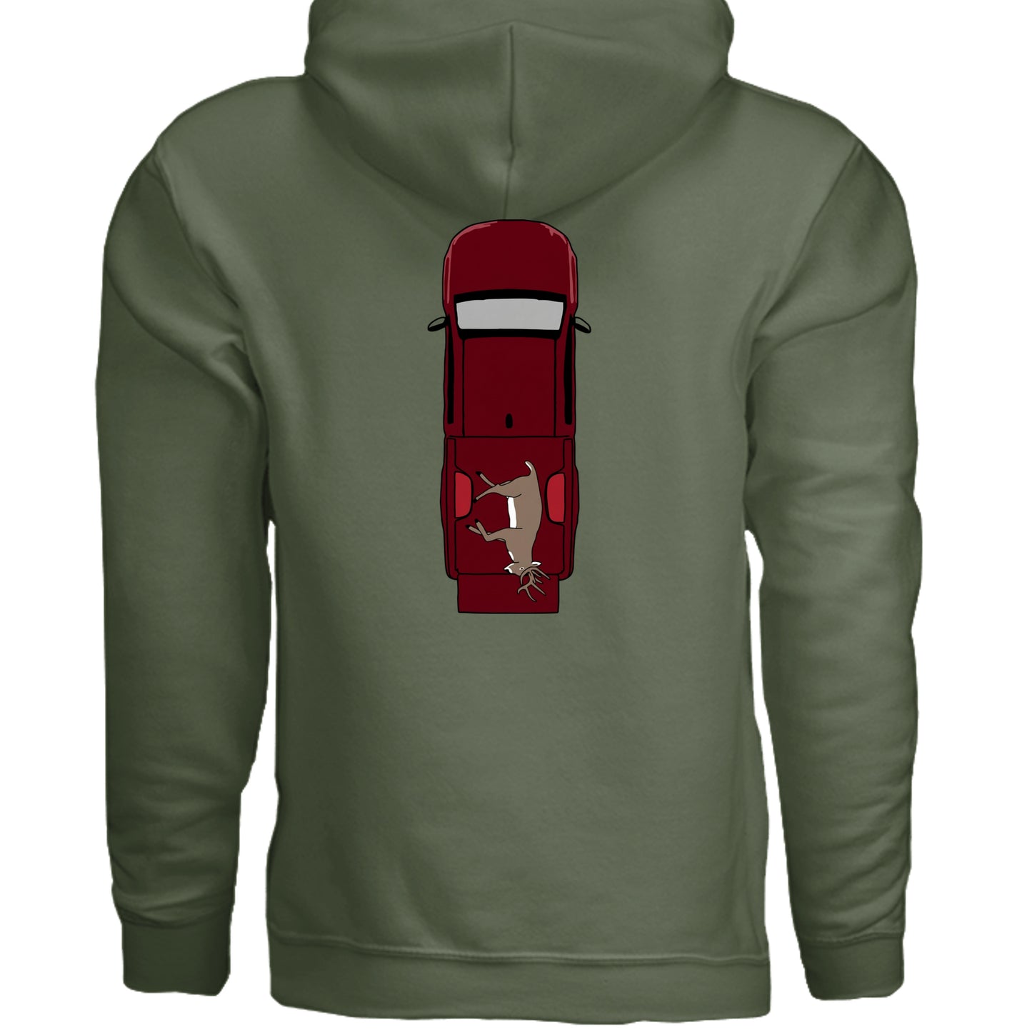 MILITARY GREEN - G185 - BACK