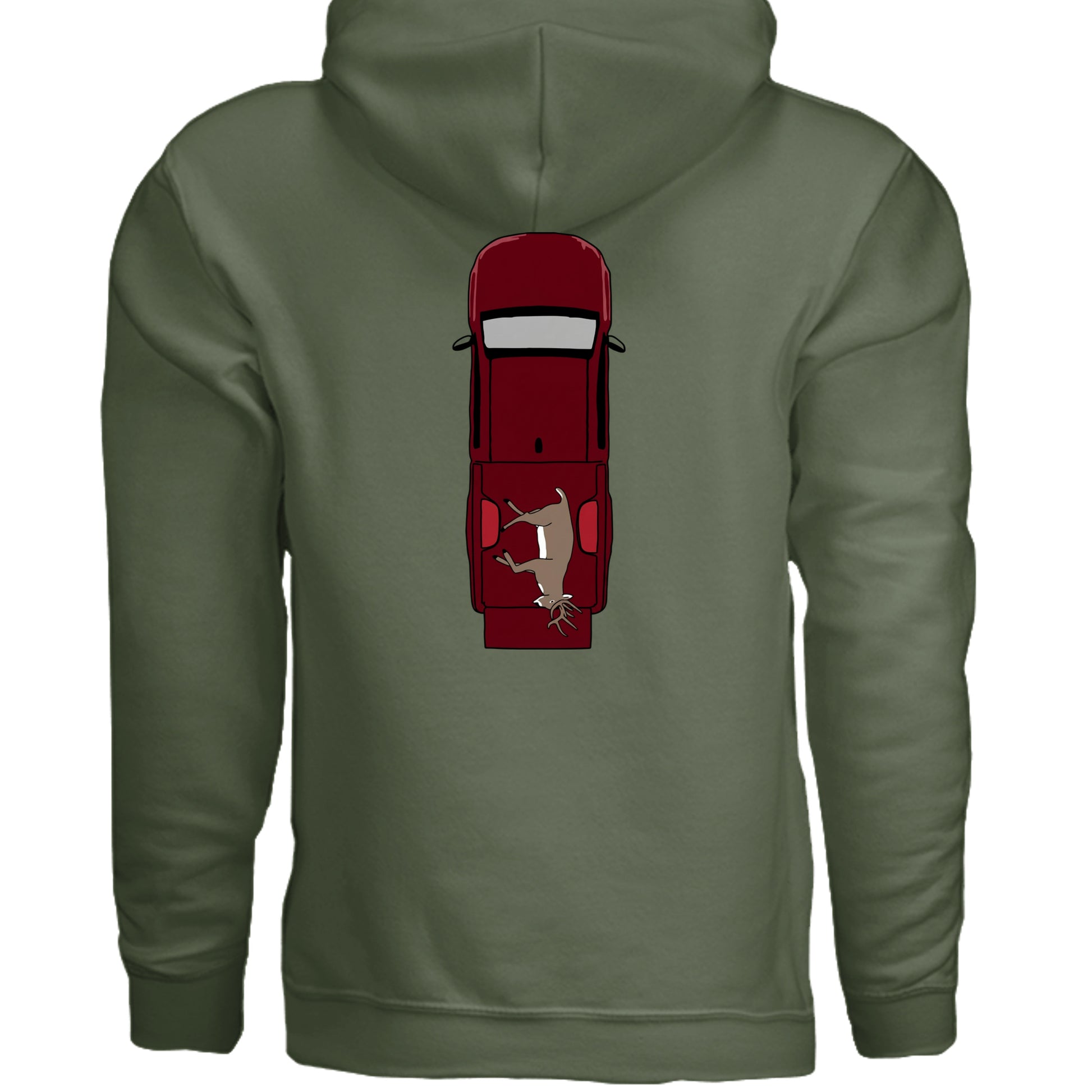 MILITARY GREEN - G185 - BACK