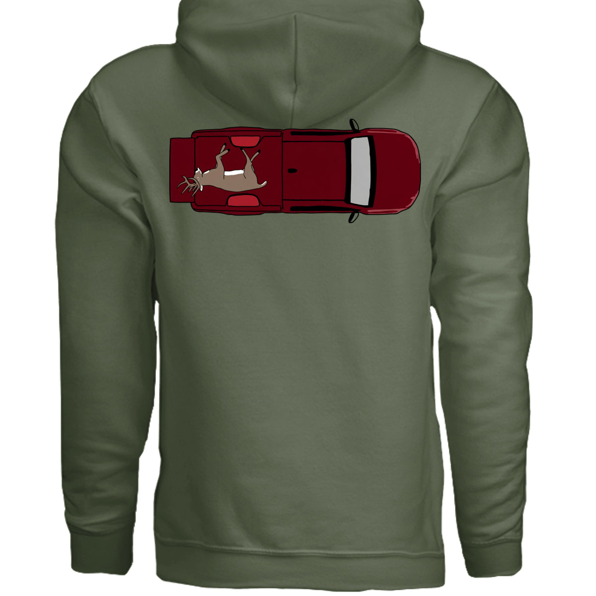 MILITARY GREEN - G185 - BACK