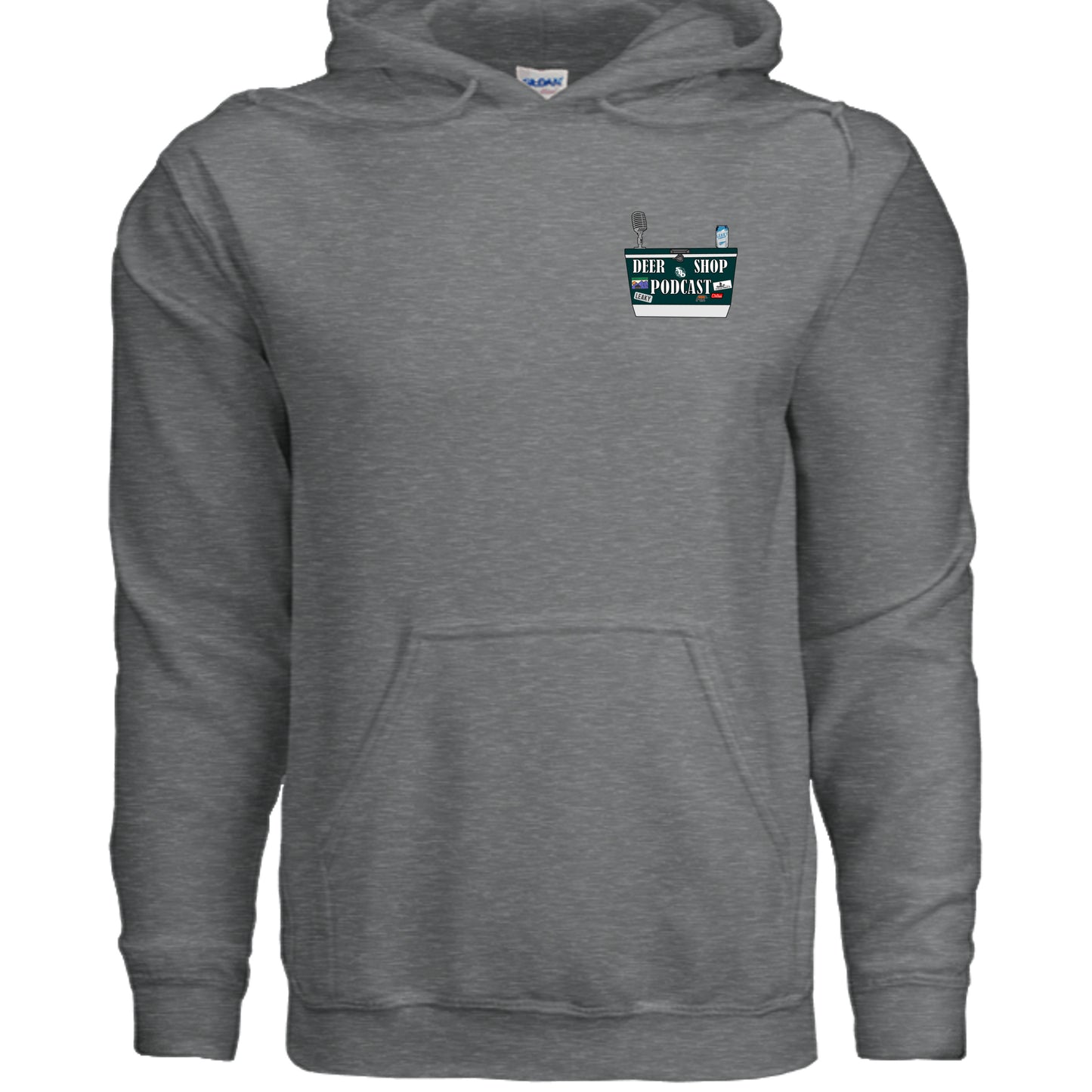 Fan Charcoal Heather - G185 - FRONT