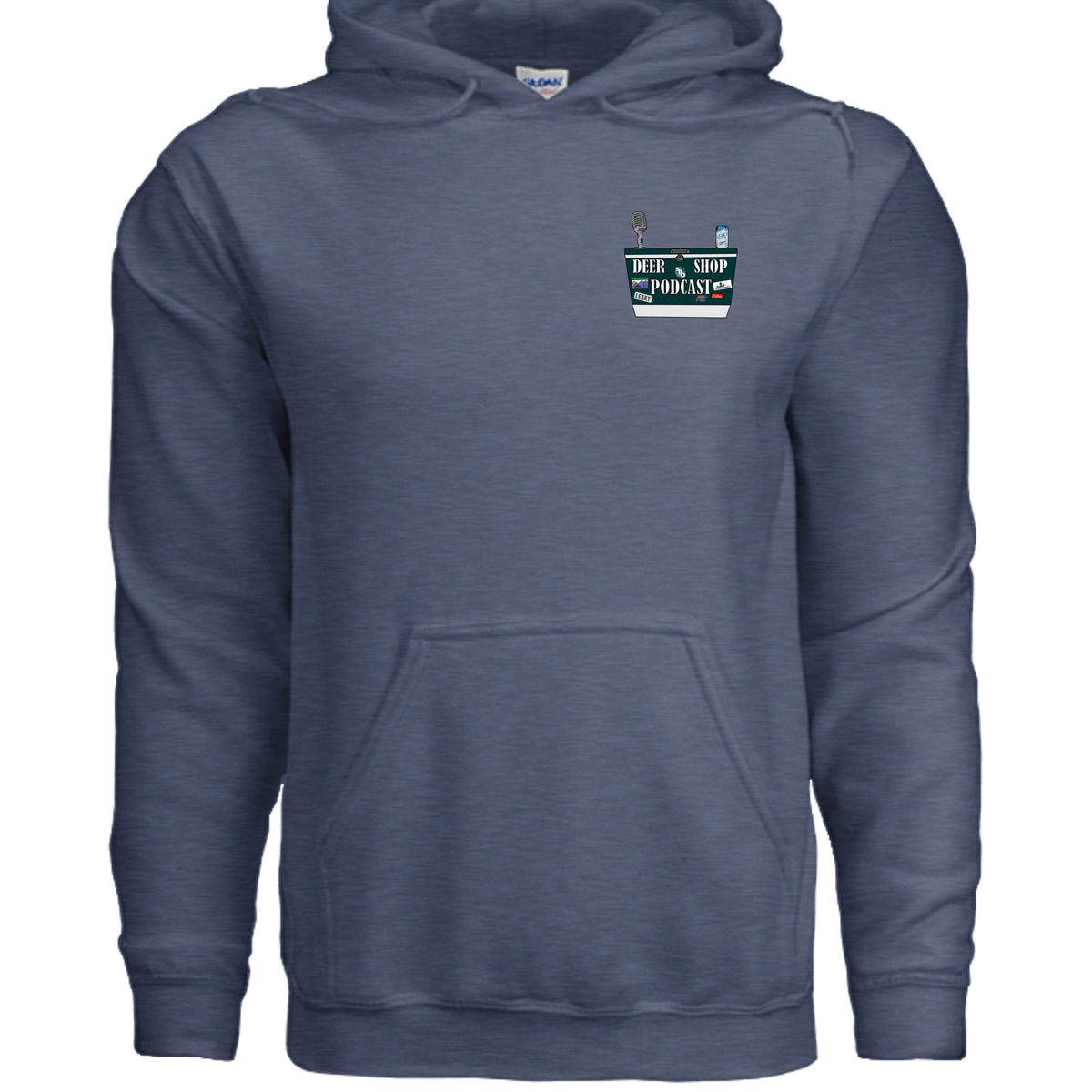 Heather Sport Dark Navy - G185 - FRONT