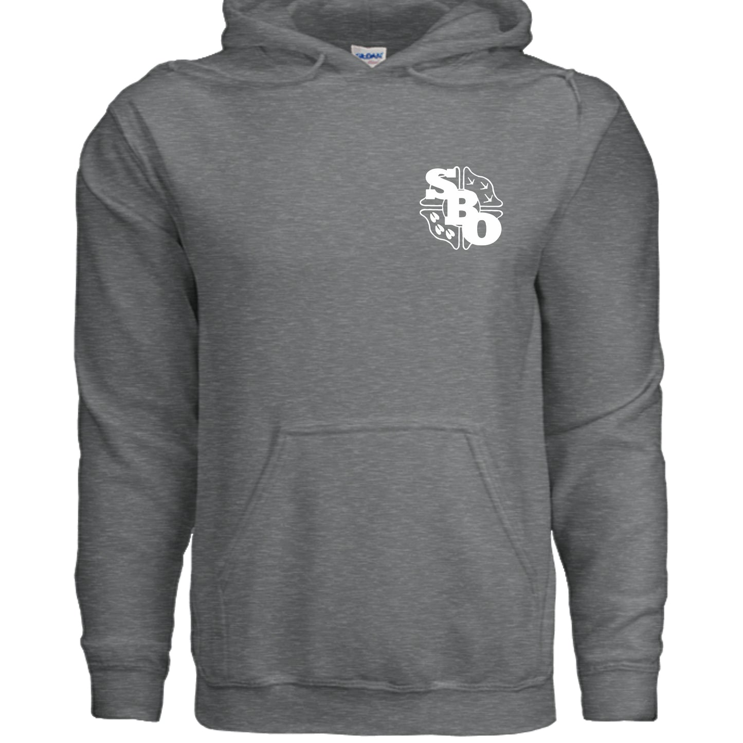 Fan Charcoal Heather - G185 - FRONT