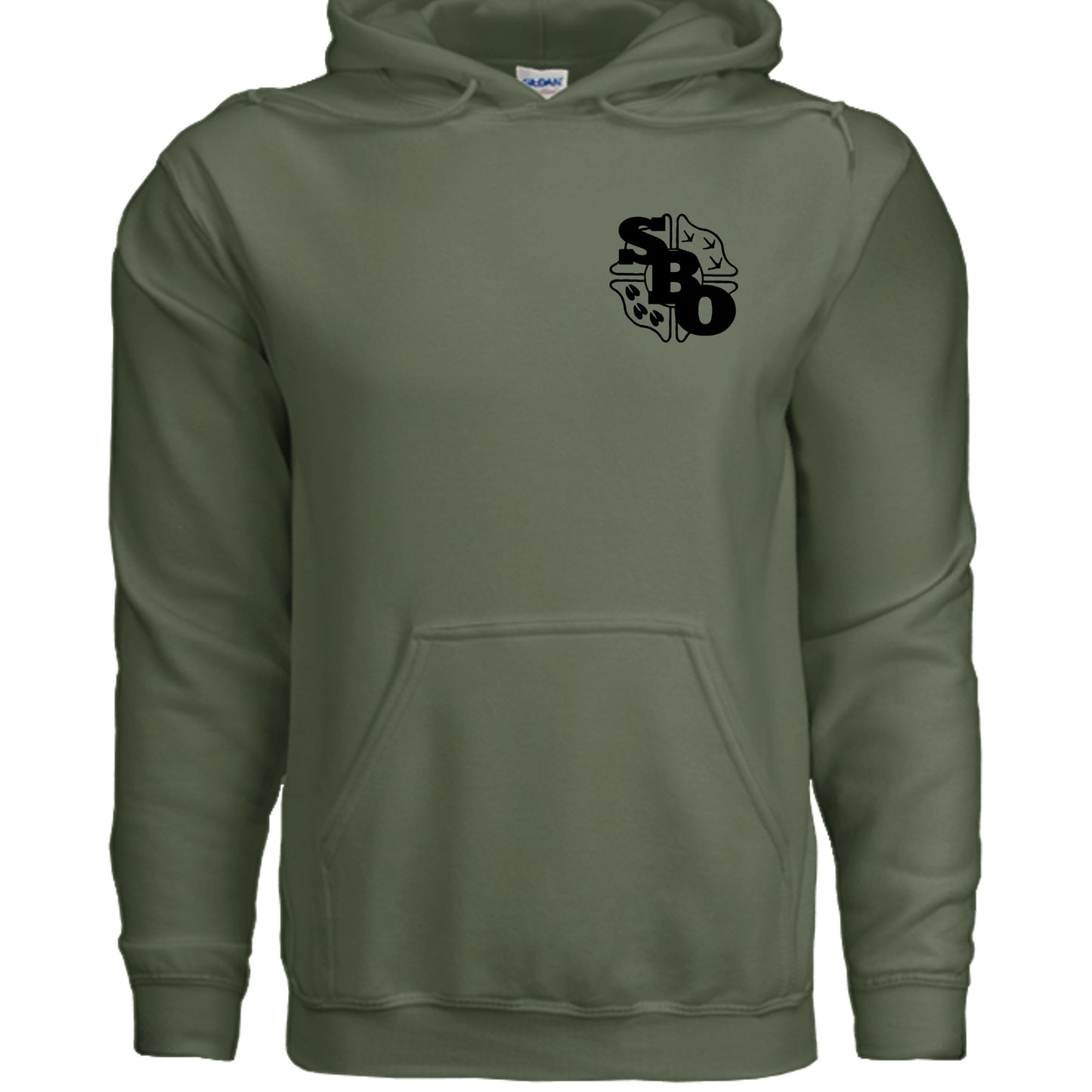 MILITARY GREEN - G185 - FRONT