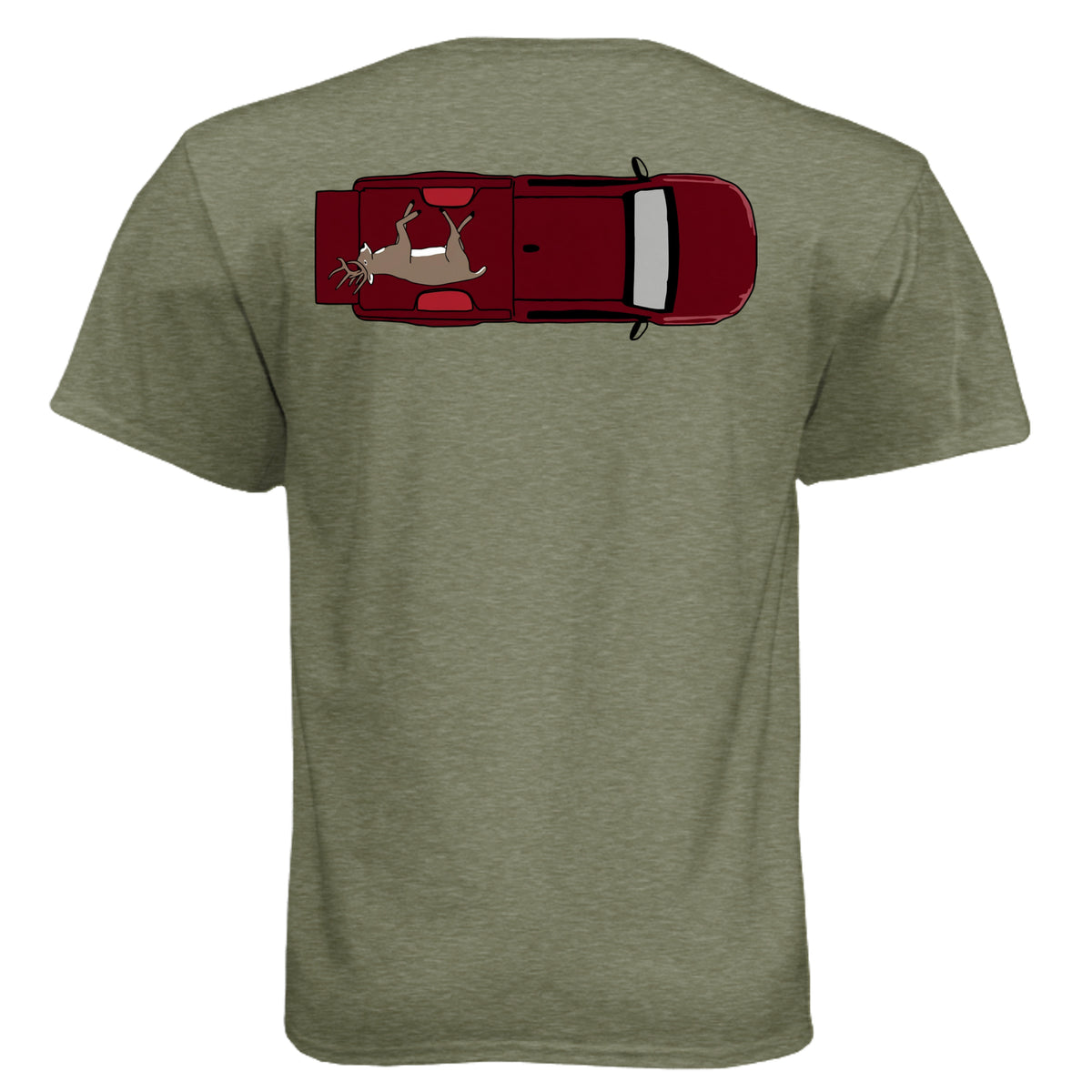 MILITARY GREEN - 6010 - BACK