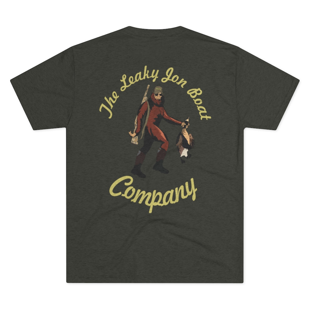Sasquatch Geese Canadian Bigfoot Goose Hunting T-Shirt